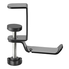 Заредете изображение във визуализатора на галерията – Silver Monkey HM200 headphone holder for desk - black

