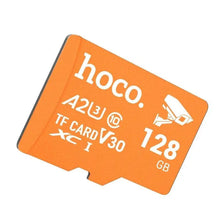 Заредете изображение във визуализатора на галерията – Memory card microSD 128GB class 10 UH-1 U3 V30 A2 Hoco orange
