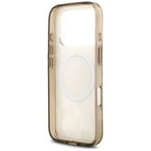 Заредете изображение във визуализатора на галерията – GUESS case for IPHONE 17 Pro Max compatible with MagSafe GUHMP17XHFWBDCEW (IML Flower &amp; Tonal Circle) brown
