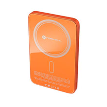 Заредете изображение във визуализатора на галерията – Powerbank compatible with MagSafe Forcell F-Energy SuperSlim F5K8 QC4.0 PD3.0 15W 5000 mAh orange
