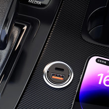 Заредете изображение във визуализатора на галерията – Dudao R3MAX 48W QC PD mini car charger - black
