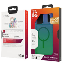 Заредете изображение във визуализатора на галерията – ZAGG case MILAN SNAP compatible with MagSafe for IPHONE 17 Pro Max raven feather
