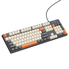 Заредете изображение във визуализатора на галерията – Wired keyboard QWERTY Hoco GM61 tri-color (white, grey, orange)
