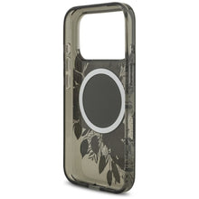 Заредете изображение във визуализатора на галерията – GUESS case for IPHONE 17 Pro compatible with MagSafe GUHMP17LHFWBRCESK (IML Flowers with Pearl Strap) black
