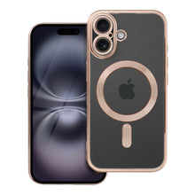 Заредете изображение във визуализатора на галерията – ELECTRO MAG COVER case compatible with MagSafe for IPHONE 16 brown
