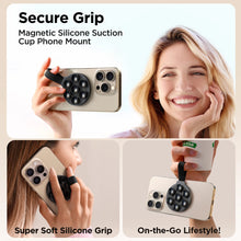 Заредете изображение във визуализатора на галерията – Joyroom JR-ZS393 magnetic phone holder with suction cups - black
