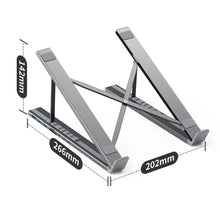 Заредете изображение във визуализатора на галерията – 7in1 laptop stand Choetech HUB-M48 PD USB-C SD TF USB-A HDMI 100W + USB-C cable - gray

