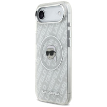 Заредете изображение във визуализатора на галерията – KARL LAGERFELD case for IPHONE 17 Air compatible with MagSafe KLHMP17MHMKBKHOG (IML KL Head Logo) gray
