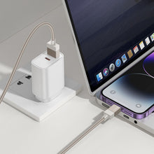 Заредете изображение във визуализатора на галерията – HOCO cable USB A to Lightning 2,4A X110 1 m gold
