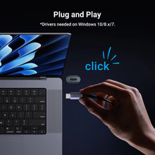 Заредете изображение във визуализатора на галерията – Ugreen CM648 USB-C to RJ45 Ethernet 2.5G adapter - gray
