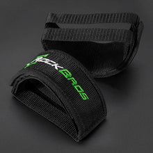 Заредете изображение във визуализатора на галерията – Rockbros GZT1001 bicycle pedal straps - black
