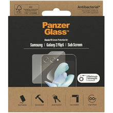Заредете изображение във визуализатора на галерията – PanzerGlass Classic Fit antibacterial glass for Samsung Galaxy Z Flip 5
