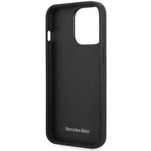Заредете изображение във визуализатора на галерията – Mercedes Leather Wave Pattern case for iPhone 14 Pro Max - black
