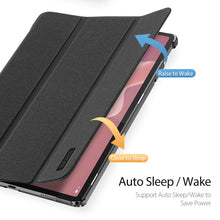 Заредете изображение във визуализатора на галерията – Dux Ducis Domo flip and smart sleep case for Lenovo Tab M11 - black
