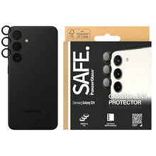 Заредете изображение във визуализатора на галерията – SAFE by PanzerGlass camera cover for Samsung Galaxy S24 / S23 / S23+ - with black frame
