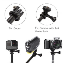Заредете изображение във визуализатора на галерията – Tech-Protect monopad for GoPro Hero with selfie stick up to 92cm - black
