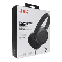 Заредете изображение във визуализатора на галерията – Wired Headband headphones jack 3,5mm JVC HA-S31M-B-E black
