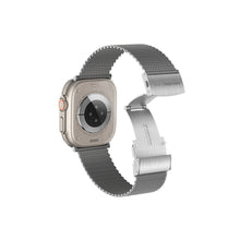 Заредете изображение във визуализатора на галерията – Amazing Thing Band Titan Metal Band TM49SV for Apple Watch 49/45 silver
