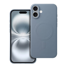 Заредете изображение във визуализатора на галерията – SILICONE MAG COVER case compatible with MagSafe for SAMSUNG A56 light blue
