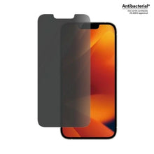 Заредете изображение във визуализатора на галерията – PanzerGlass Classic Fit Privacy Antibacterial Glass for iPhone 14/13 Pro/13
