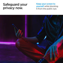 Заредете изображение във визуализатора на галерията – Spigen Glas.tR EZ Fit Privacy tempered glass for Samsung Galaxy S24 - 2 pcs.
