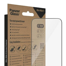 Заредете изображение във визуализатора на галерията – PanzerGlass Ultra-Wide Fit Antibacterial Tempered Glass with Positioner for iPhone 14 Pro Max
