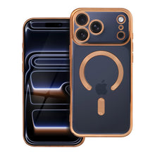 Заредете изображение във визуализатора на галерията – Case for iPhone 18 Pro Max / 17 Pro Max Electro Mag Cover compatible with MagSafe gold
