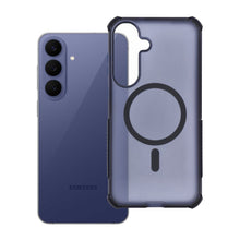 Заредете изображение във визуализатора на галерията – Case for Samsung S25 FE / S26 FE Forcell F-Protect BumperX Premium compatible with MagSafe navy blue
