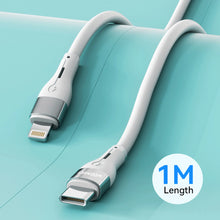 Заредете изображение във визуализатора на галерията – Wozinsky WSTCL1 Lightning / USB-C PD 27W cable 1 m - white
