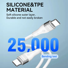 Заредете изображение във визуализатора на галерията – Wozinsky WSTCC2 USB-C / USB-C PD 65W cable 2 m - white
