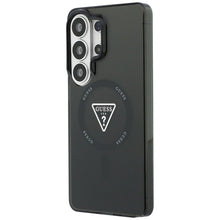 Заредете изображение във визуализатора на галерията – GUESS case for SAMSUNG S26 Ultra GUHCS26L5HC4MLSK (Magnetic IML Gradient Triangle) black
