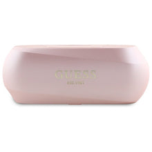 Заредете изображение във визуализатора на галерията – GUESS wireless earphones bluetooth TWS GUTWSC2MCDSP (Elongated Metallic Classic Printed Logo) pink
