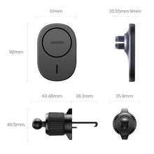 Заредете изображение във визуализатора на галерията – Ugreen CD345 magnetic car holder for air vent - black
