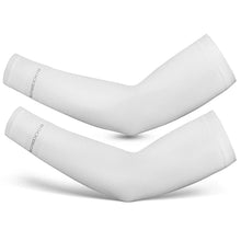 Заредете изображение във визуализатора на галерията – Rockbros XT9002W cycling sleeves - white (2 pcs.)
