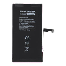 Заредете изображение във визуализатора на галерията –  AmpSentrix Basic battery for iPhone 15 Plus (high capacity)

