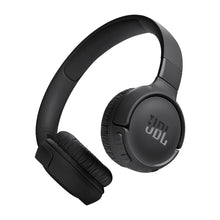 Заредете изображение във визуализатора на галерията – JBL Tune 520BT wireless on-ear Bluetooth 5.3 headphones - black
