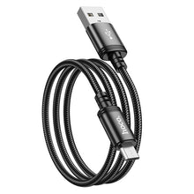 Заредете изображение във визуализатора на галерията – HOCO cable USB A to Micro USB 2,4A X89 1 m black
