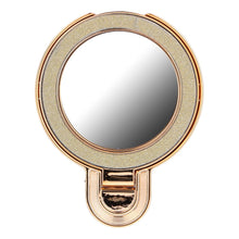 Заредете изображение във визуализатора на галерията – Phone stand CIRCLE MIRROR - stick-on - gold
