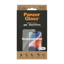 Заредете изображение във визуализатора на галерията – PanzerGlass Ultra-Wide Fit Antibacterial Tempered Glass for iPhone 14/13 Pro/13
