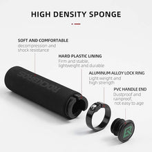 Заредете изображение във визуализатора на галерията – Rockbros BT1001BKBK sponge bicycle handlebar grips - black
