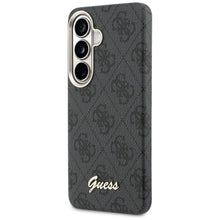 Заредете изображение във визуализатора на галерията – GUESS case for SAMSUNG S26 GUHMS26S5P4FWMSK (4G Script MagSafe) black
