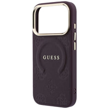 Заредете изображение във визуализатора на галерията – Case for IPHONE 18 Pro/17 Pro compatible with MagSafe (Saffiano Peony Ring) brown
