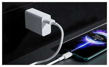 Заредете изображение във визуализатора на галерията – XIAOMI original charger USB A MDY-15-EK 90W white bulk
