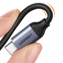 Заредете изображение във визуализатора на галерията – Ugreen audio adapter USB Type C (male) - USB Type C PD QC (female) + 3.5mm mini jack (female) gray (CM231)
