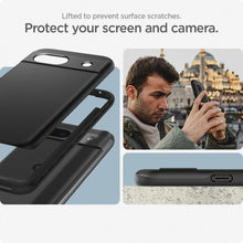 Заредете изображение във визуализатора на галерията – Spigen Thin Fit case for Google Pixel 8A - matte black
