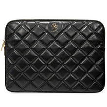 Заредете изображение във визуализатора на галерията – Guess Quilted 4G cover for a 16" laptop - black
