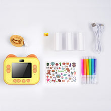 Заредете изображение във визуализатора на галерията – HOCO children camera with printer and selfie function DV204 yellow
