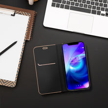 Заредете изображение във визуализатора на галерията – LUNA Book Gold for XIAOMI Redmi Note 14 4G (GLOBAL - 164,84mm x 78,15mm x 8,16mm) black
