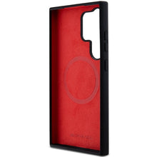Заредете изображение във визуализатора на галерията – AMG Silicone Carbon Pattern MagSafe case for Samsung Galaxy S24 Ultra - black
