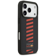 Заредете изображение във визуализатора на галерията – RED BULL case for IPHONE 17 Pro compatible with MagSafe RBHMP17L24PUDSRV (Meshed PU W/ Powerbar) navy
